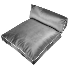 Crash Pad, 5 x 4.5 ft Crash Pad for Kids Sensory with Foam Blocks and Washable Cover, Large Soft Foam Landing Zone Giant Pillow Mat