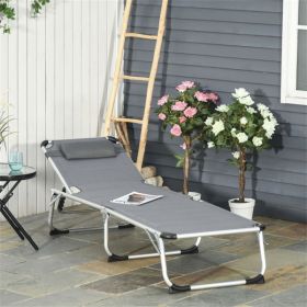 Folding Lounge Chairs / beach chair (Color: as picture)
